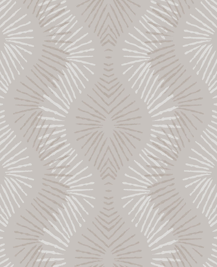 Feliz Champagne Beaded Ogee Wallpaper by A-Street Prints Celadon Covers about 56.4 square feet 20.5-in by 33-ft long roll Unpasted 12.6 - Fabric Carolina -