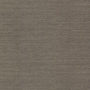 Oscar Brown Faux Fabric Wallpaper by Warner
