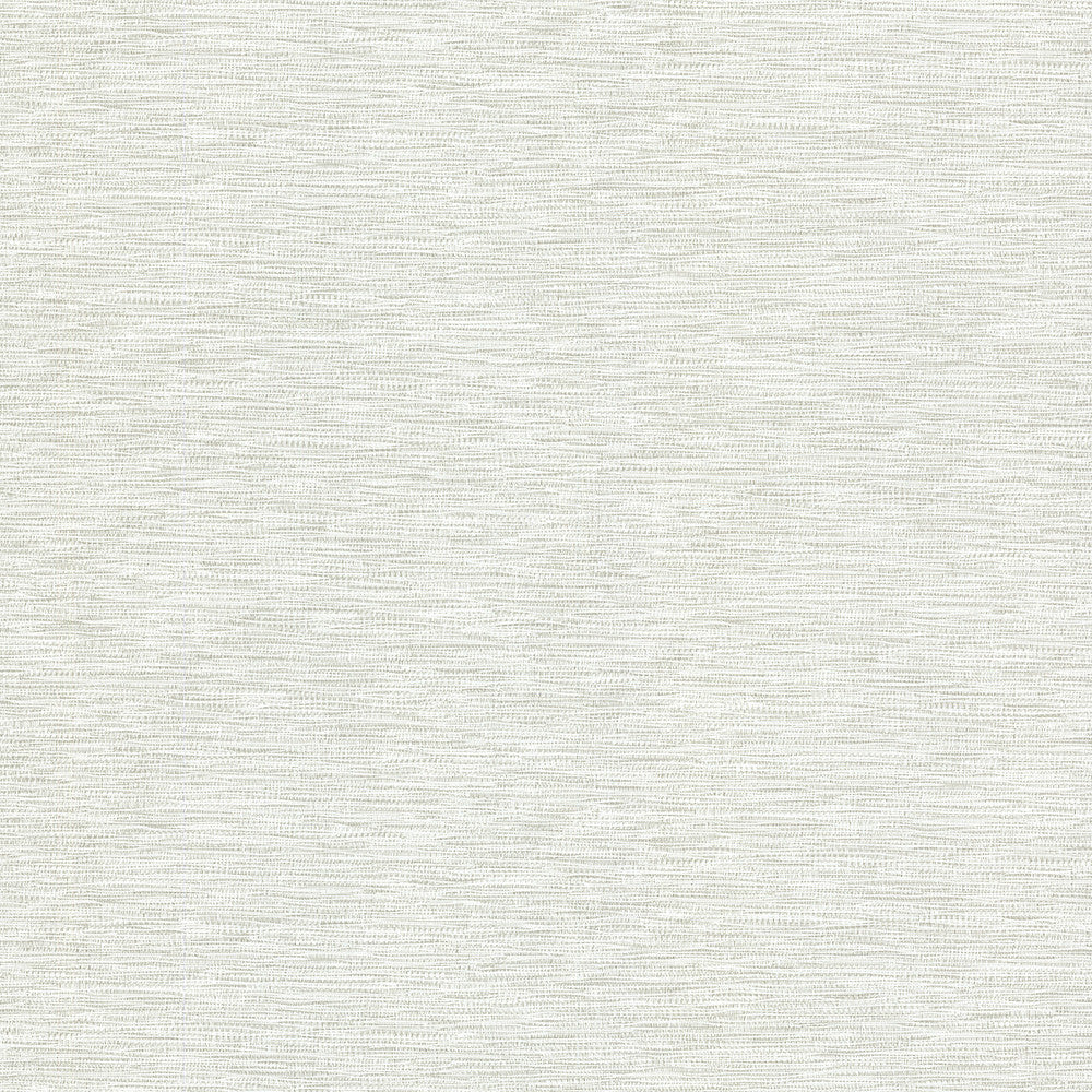 San Paulo Light Grey Horizontal Weave Wallpaper by Warner Warner Grasscloth Resource Covers about 60.8 square feet 27-in by 27-ft long roll Unpasted 0 - Fabric Carolina -