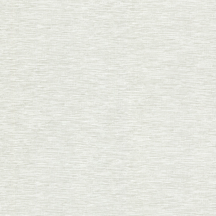 San Paulo Light Grey Horizontal Weave Wallpaper by Warner Warner Grasscloth Resource Covers about 60.8 square feet 27-in by 27-ft long roll Unpasted 0 - Fabric Carolina -