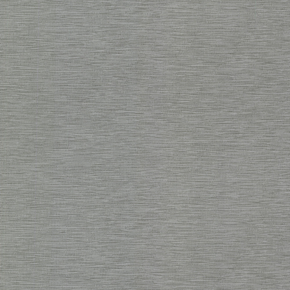 San Paulo Dark Grey Horizontal Weave Wallpaper by Warner Warner Grasscloth Resource Covers about 60.8 square feet 27-in by 27-ft long roll Unpasted 0 - Fabric Carolina -
