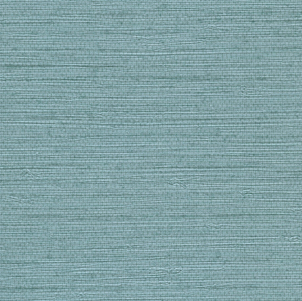 Bali Blue Seagrass Wallpaper by Warner Warner Grasscloth Resource Covers about 60.8 square feet 27-in by 27-ft long roll Unpasted 0 - Fabric Carolina -