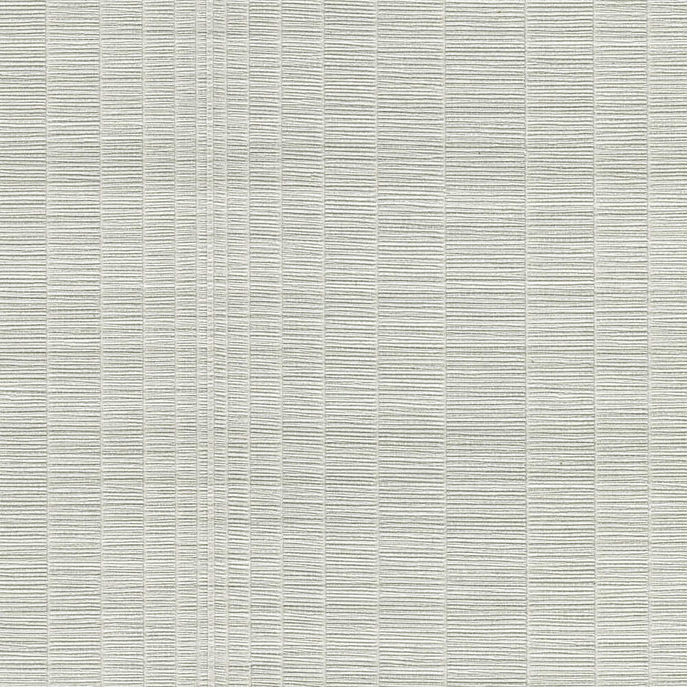 Pembrooke Light Grey Grey Stripe Wallpaper by Warner Warner Grasscloth Resource Covers about 60.8 square feet 27-in by 27-ft long roll Unpasted 0 - Fabric Carolina -