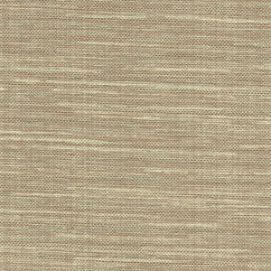 Bay Chestnut Linen Texture Wallpaper by Warner