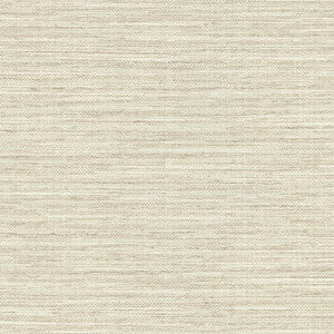 Bay Neutral Linen Texture Wallpaper by Warner