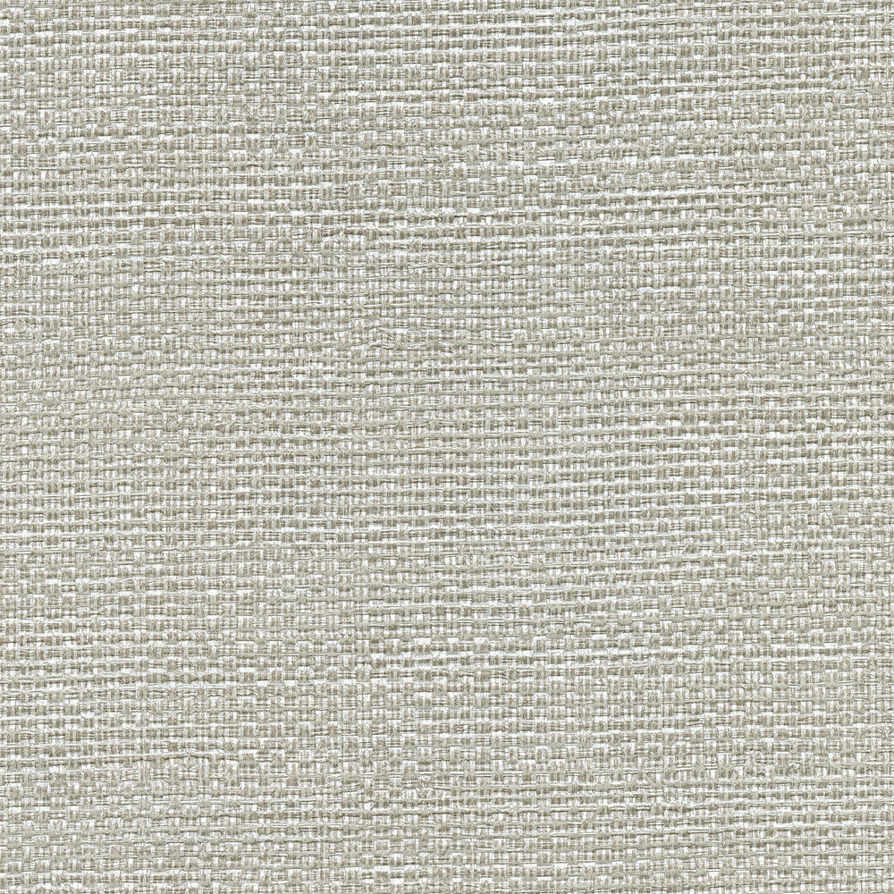 Bohemian Pewter Woven Texture Wallpaper by Warner Warner Grasscloth Resource Covers about 60.8 square feet 27-in by 27-ft long roll Unpasted 0 - Fabric Carolina -