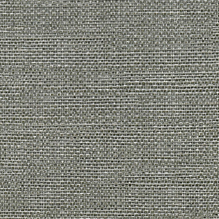 Bohemian Black Woven Texture Wallpaper by Warner Warner Grasscloth Resource Covers about 60.8 square feet 27-in by 27-ft long roll Unpasted 0 - Fabric Carolina -
