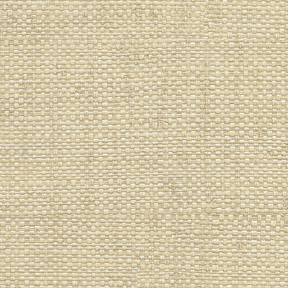 Caviar Cream Basketweave Wallpaper by Warner Warner Grasscloth Resource Covers about 60.8 square feet 27-in by 27-ft long roll Unpasted 0 - Fabric Carolina -