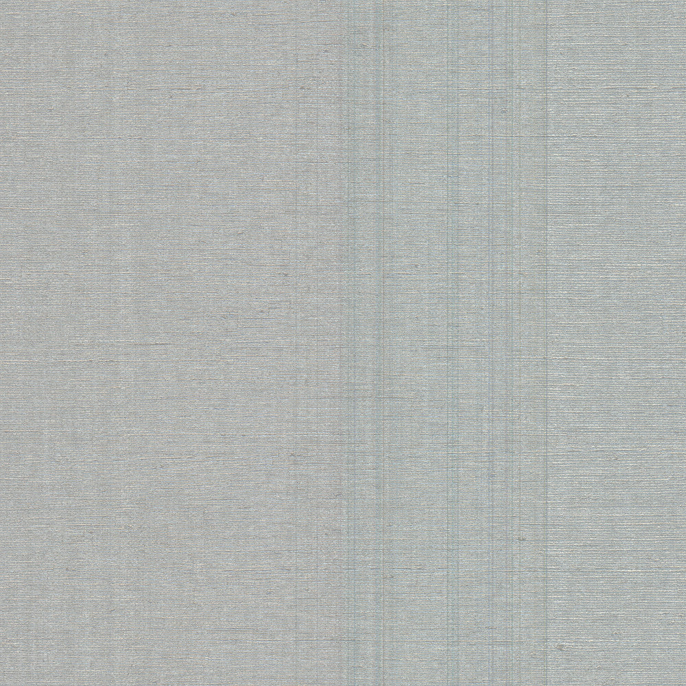 Aspero Silver Faux Silk Wallpaper by Warner Warner Grasscloth Resource Covers about 60.8 square feet 27-in by 27-ft long roll Unpasted 0 - Fabric Carolina -