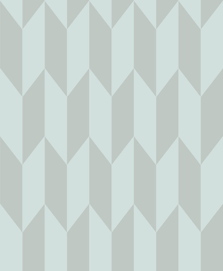 Roland Light Blue Arrow Wallpaper by Advantage Geo Covers about 56.4 square feet 20.5-in by 33-ft long roll Unpasted 25 - Fabric Carolina -