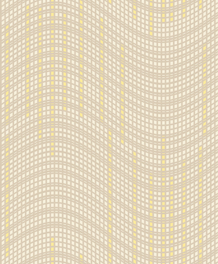 Prudence Wheat Wave Wallpaper by Advantage Geo Covers about 57.8 square feet 21-in by 33-ft long roll Unpasted 25 - Fabric Carolina -