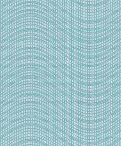 Prudence Aqua Wave Wallpaper by Advantage