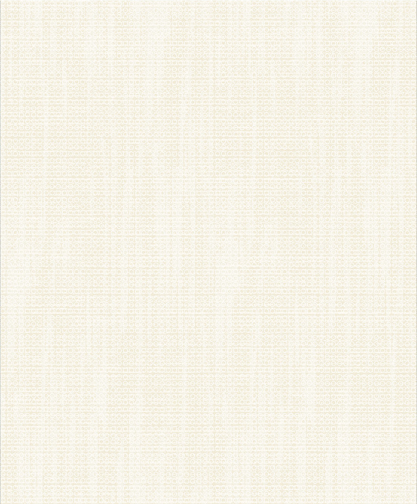 Leah Ivory Texture Wallpaper by Advantage Traditional Covers about 57.8 square feet 21-in by 33-ft long roll Unpasted 12.5 - Fabric Carolina -