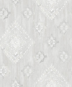 Leana Dove Medallion Wallpaper by Advantage