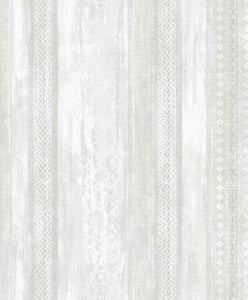 Blair Dove Ikat Stripe Wallpaper by Advantage