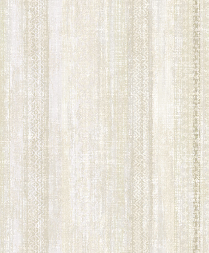 Blair Yellow Ikat Stripe Wallpaper by Advantage Traditional Covers about 57.8 square feet 21-in by 33-ft long roll Unpasted 25 - Fabric Carolina -
