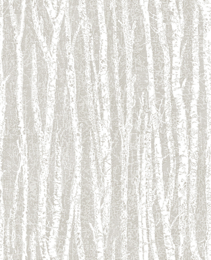 Toyon Taupe Birch Tree Wallpaper by Advantage Nature Covers about 56.4 square feet 20.5-in by 33-ft long roll Unpasted 12.6 - Fabric Carolina -