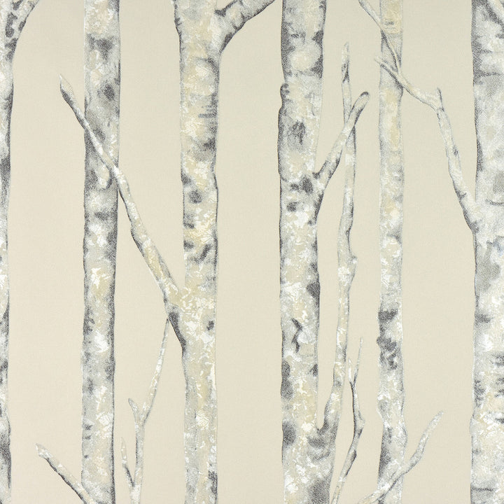 Cameron Cream Trees Wallpaper by Advantage Nature Covers about 57.8 square feet 21-in by 33-ft long roll Unpasted 12 - Fabric Carolina -