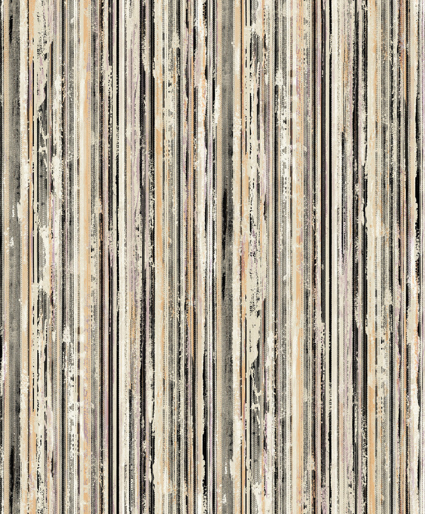 Taylor Beige Stripe Wallpaper by Advantage Nature Covers about 57.8 square feet 21-in by 33-ft long roll Unpasted 25 - Fabric Carolina -