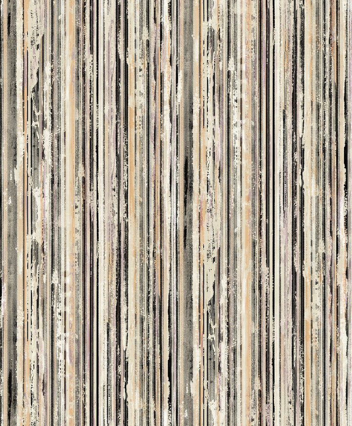 Taylor Beige Stripe Wallpaper by Advantage Nature Covers about 57.8 square feet 21-in by 33-ft long roll Unpasted 25 - Fabric Carolina -