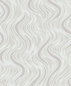 Roxie Silver Wave Wallpaper by Advantage