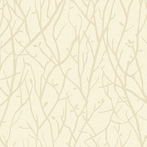 Kaden Champagne Branches Wallpaper by Advantage