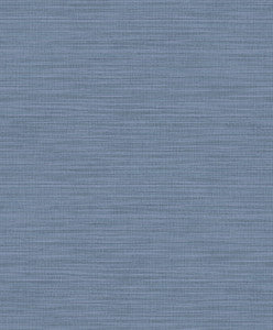 Ashleigh Blue Linen Texture Wallpaper by Advantage