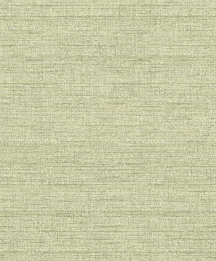 Ashleigh Green Linen Texture Wallpaper by Advantage Surfaces Covers about 57.8 square feet 21-in by 33-ft long roll Unpasted 25 - Fabric Carolina -