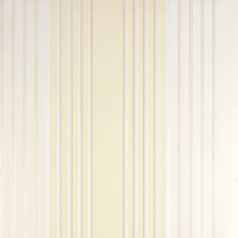 Vickie Light Yellow Stripe Wallpaper by Advantage Surfaces Covers about 57.8 square feet 21-in by 33-ft long roll Unpasted 0 - Fabric Carolina -