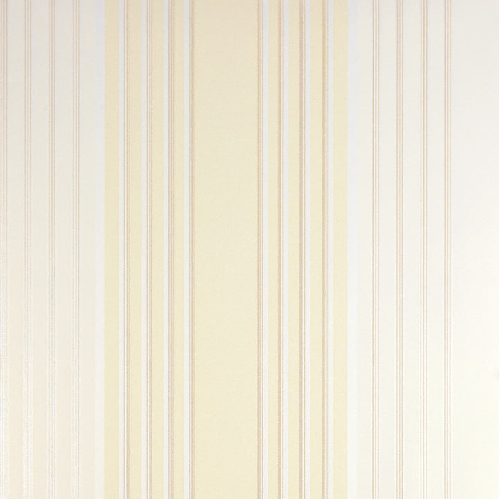 Vickie Light Yellow Stripe Wallpaper by Advantage Surfaces Covers about 57.8 square feet 21-in by 33-ft long roll Unpasted 0 - Fabric Carolina -