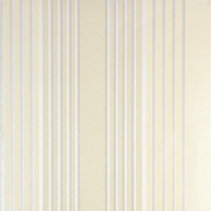 Vickie Beige Stripe Wallpaper by Advantage Surfaces Covers about 57.8 square feet 21-in by 33-ft long roll Unpasted 0 - Fabric Carolina -