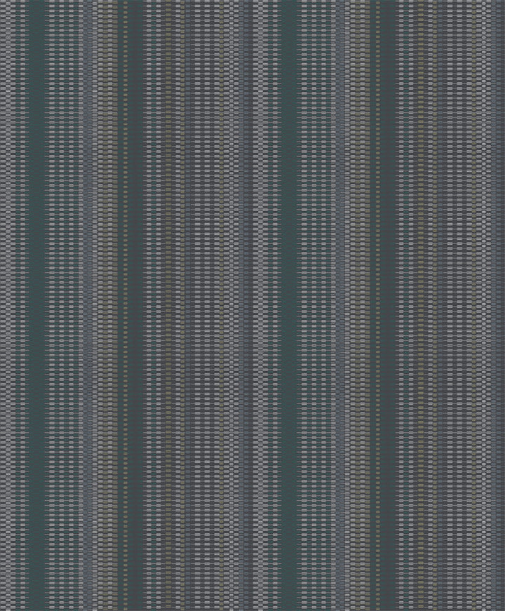 Morgen Navy Stripe Wallpaper by Advantage Surfaces Covers about 57.8 square feet 21-in by 33-ft long roll Unpasted 0 - Fabric Carolina -