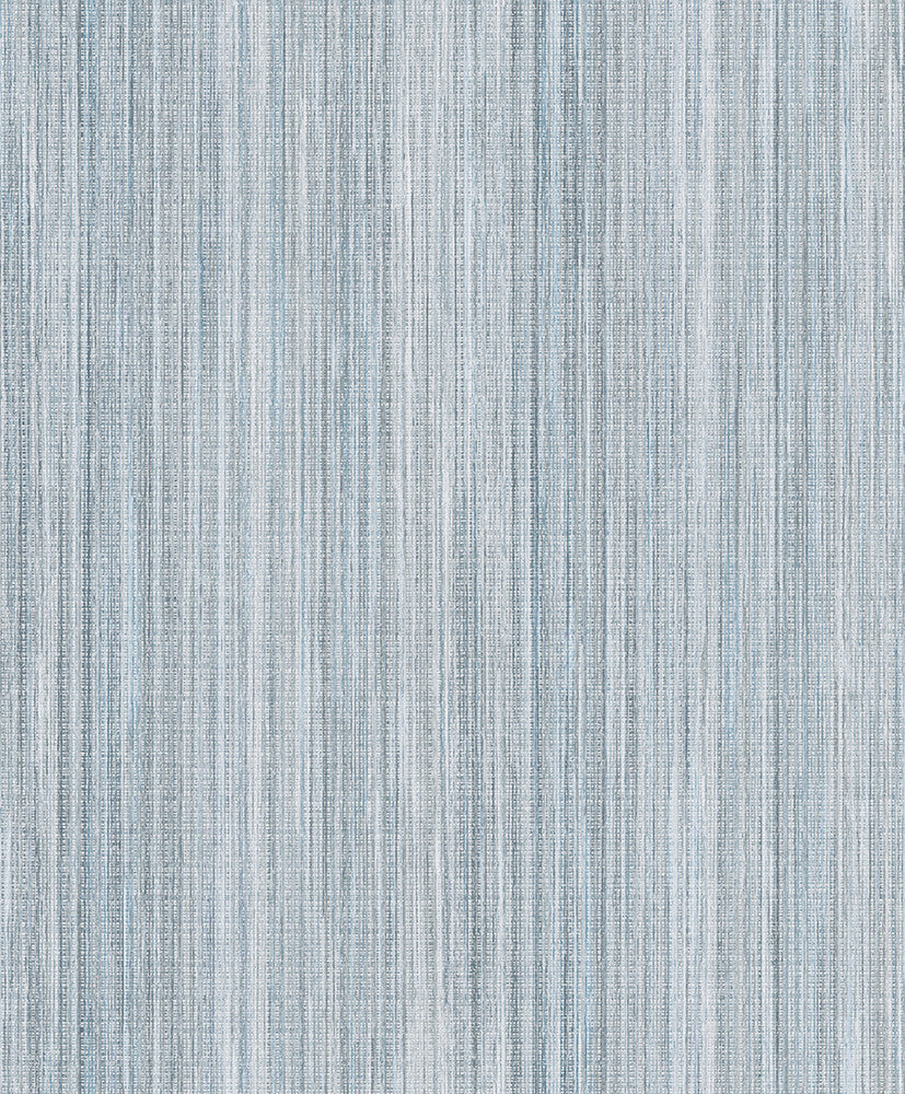 Audrey Teal Stripe Texture Wallpaper by Advantage Surfaces Covers about 57.8 square feet 21-in by 33-ft long roll Unpasted 0 - Fabric Carolina -