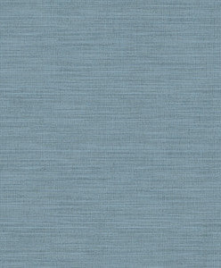 Colicchio Blue Linen Texture Wallpaper by Advantage