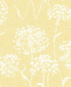 Garvey Yellow Dandelion Wallpaper by Advantage