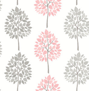Saar Pink Tree Wallpaper by Advantage