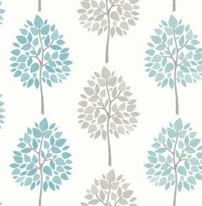 Saar Aqua Tree Wallpaper by Advantage