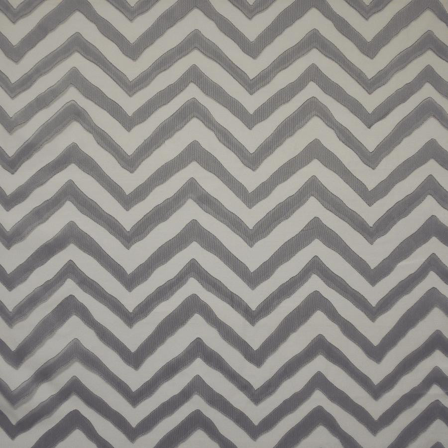 Ziggy # 61 Carbon by Maxwell Fabric Sheer Style 100% POLYESTER TURKEY V-8.5"H-9" 126" - Fabric Carolina -