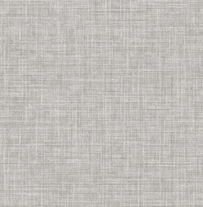 Mendocino Grey Linen Wallpaper by A-Street Prints
