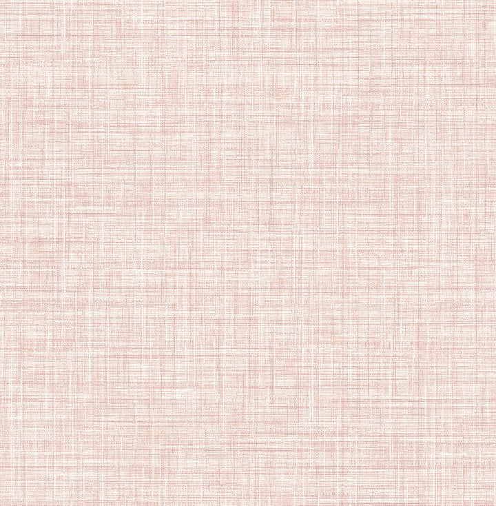 Mendocino Rose Rose Linen Wallpaper by A-Street Prints Folklore Covers about 56.4 square feet 20.5-in by 33-ft long roll Unpasted 0 - Fabric Carolina -
