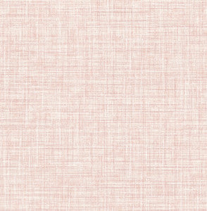 Mendocino Rose Rose Linen Wallpaper by A-Street Prints