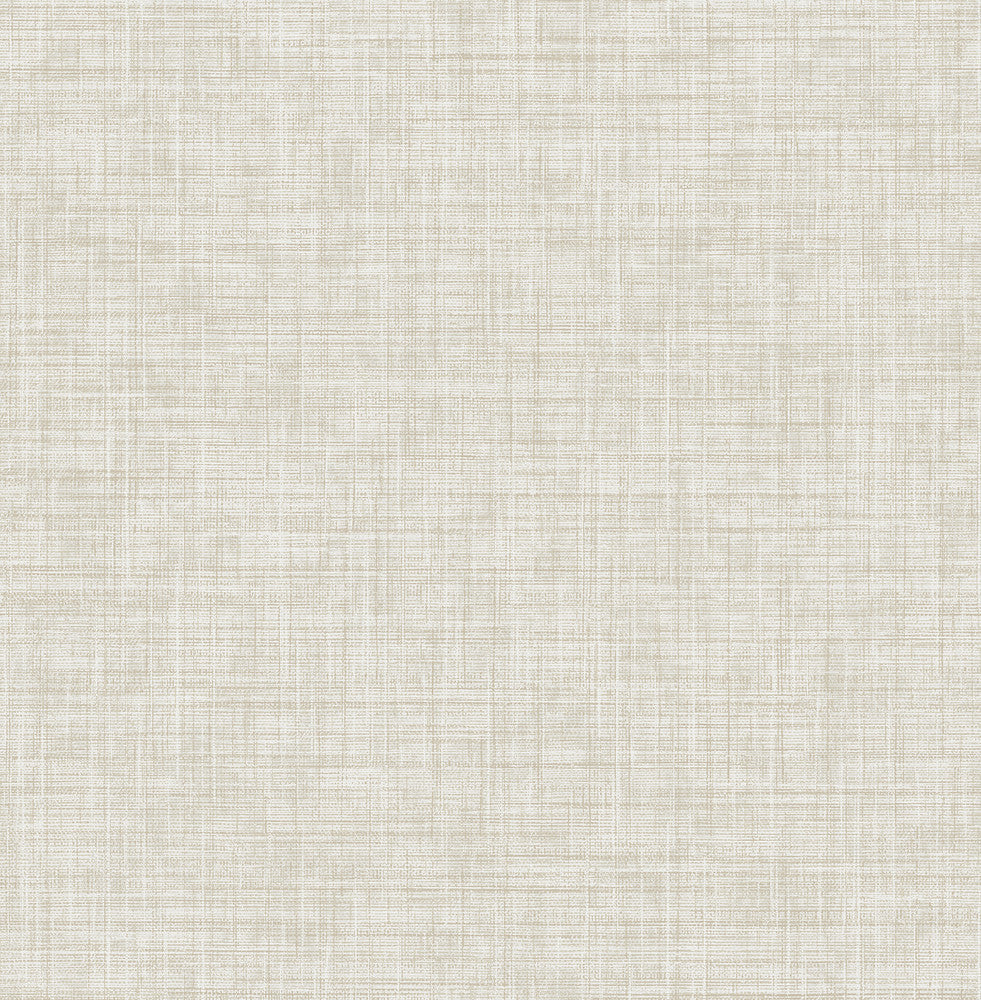 Mendocino Beige Linen Wallpaper by A-Street Prints Folklore Covers about 56.4 square feet 20.5-in by 33-ft long roll Unpasted 0 - Fabric Carolina -