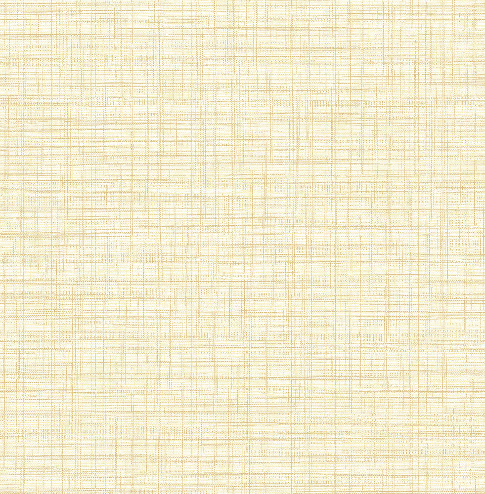 Mendocino Light Yellow Linen Wallpaper by A-Street Prints Folklore Covers about 56.4 square feet 20.5-in by 33-ft long roll Unpasted 0 - Fabric Carolina -