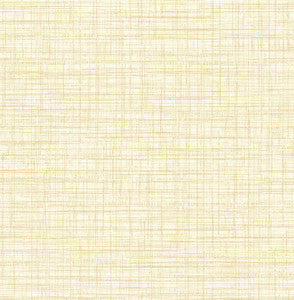 Mendocino Light Yellow Linen Wallpaper by A-Street Prints