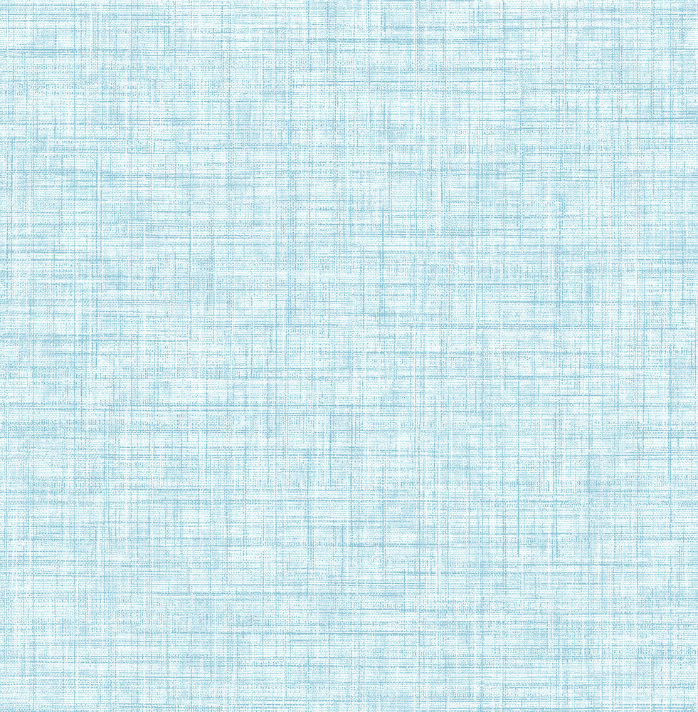 Mendocino Blue Linen Wallpaper by A-Street Prints Folklore Covers about 56.4 square feet 20.5-in by 33-ft long roll Unpasted 0 - Fabric Carolina -