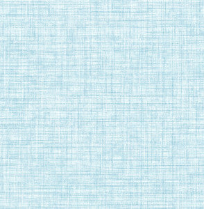 Mendocino Blue Linen Wallpaper by A-Street Prints