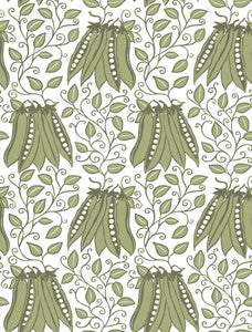Peas in a Pod Olive Garden Wallpaper by A-Street Prints