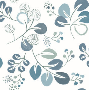 Jona Teal Trail Wallpaper by A-Street Prints