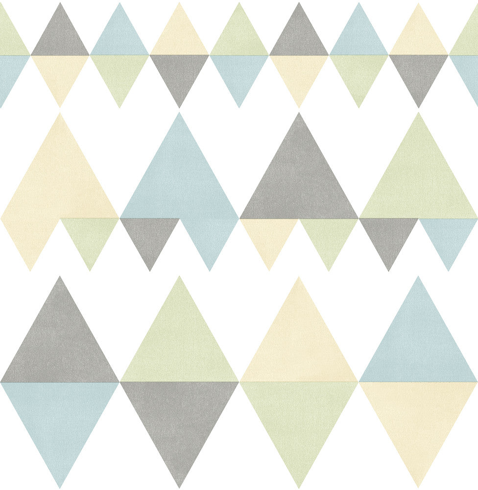 Trilogy Multicolor Geometric Wallpaper by A-Street Prints Folklore Covers about 56.4 square feet 20.5-in by 33-ft long roll Unpasted 20.9 - Fabric Carolina -