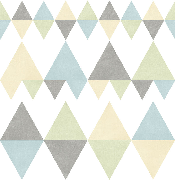 Trilogy Multicolor Geometric Wallpaper by A-Street Prints Folklore Covers about 56.4 square feet 20.5-in by 33-ft long roll Unpasted 20.9 - Fabric Carolina -